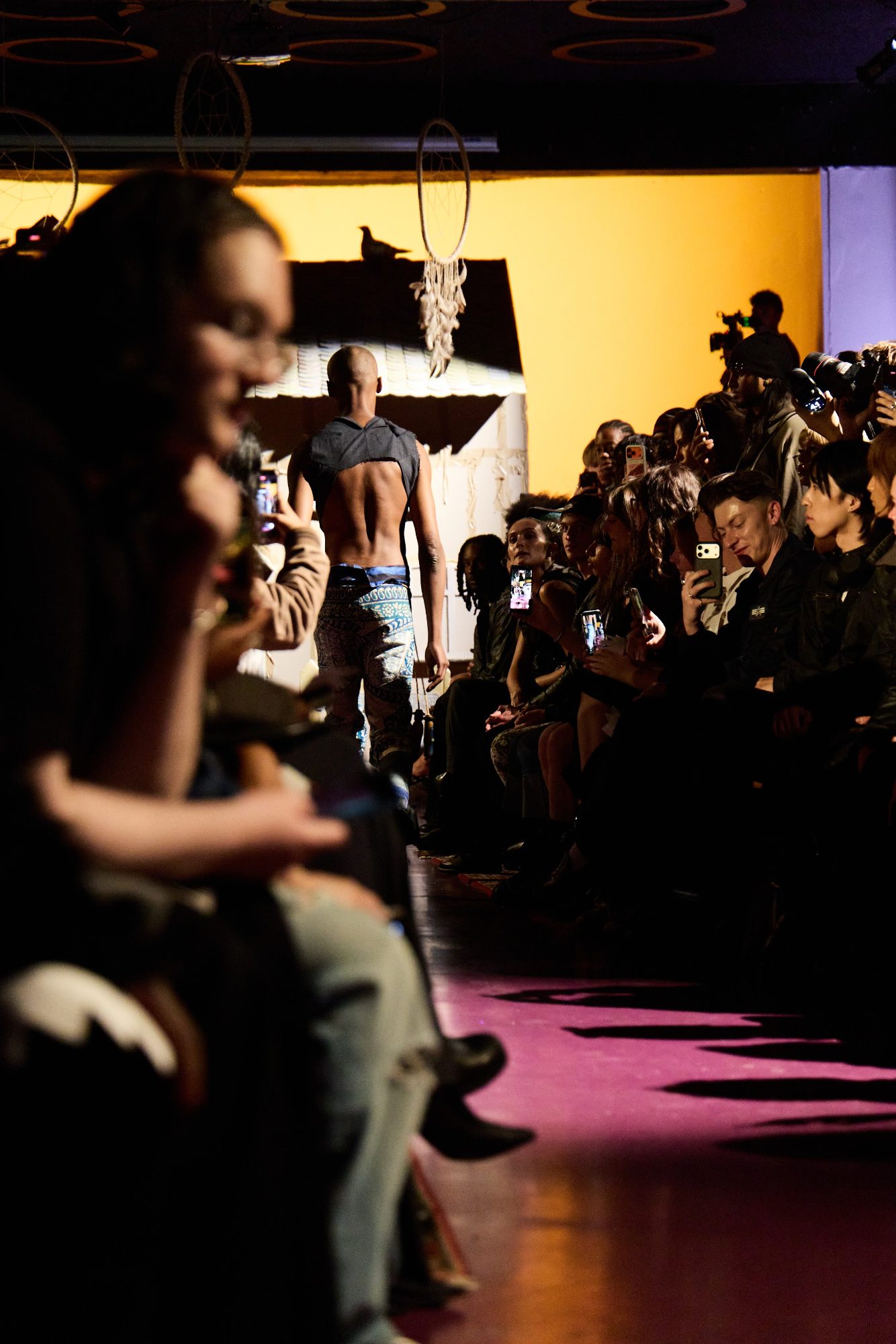 Guests on the front row at GLISTER