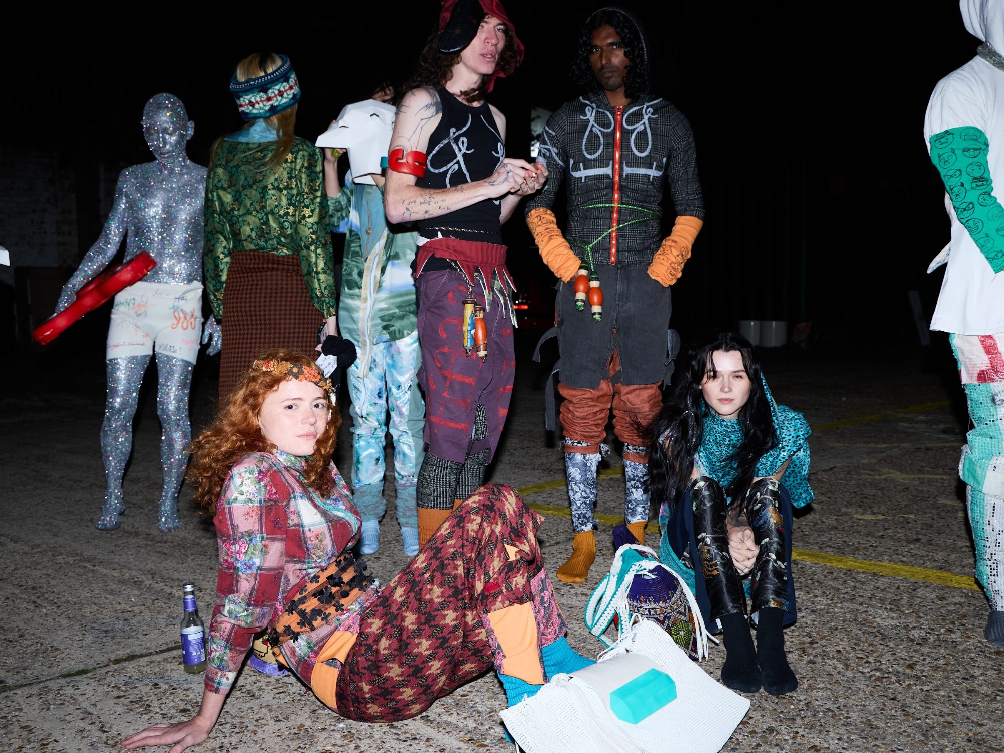 The GLISTER cast backstage